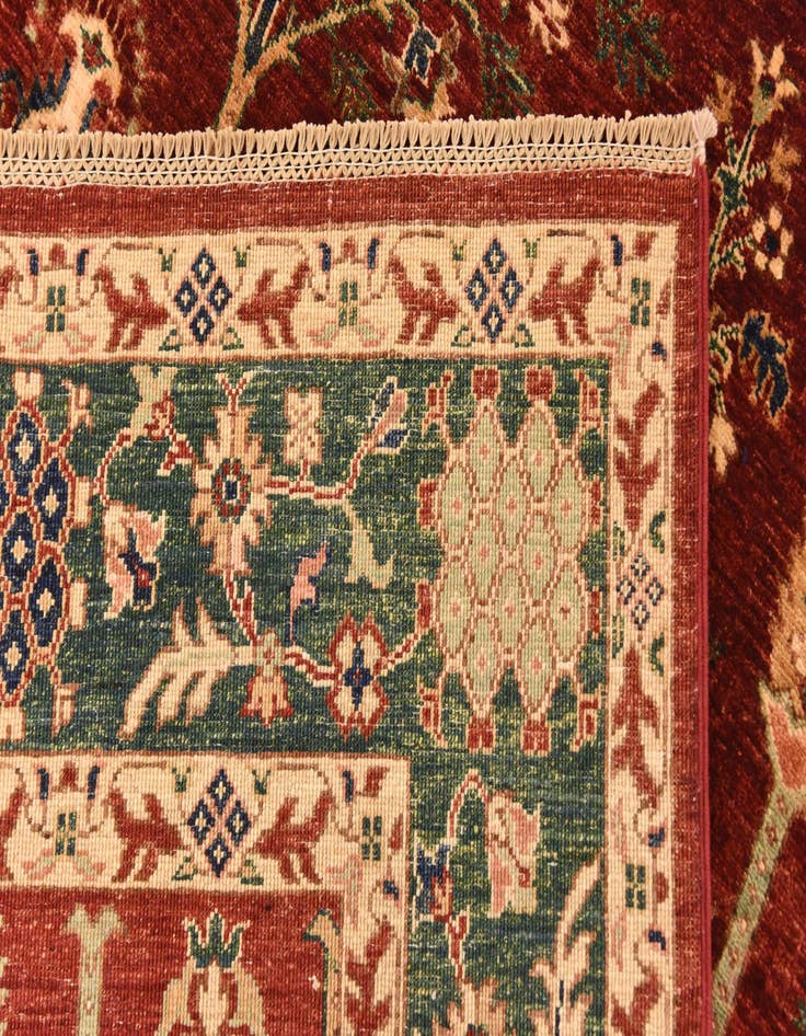 Detail image of 6' 7 x 9' 10  Hand Knotted Ariana Ziegler Rug