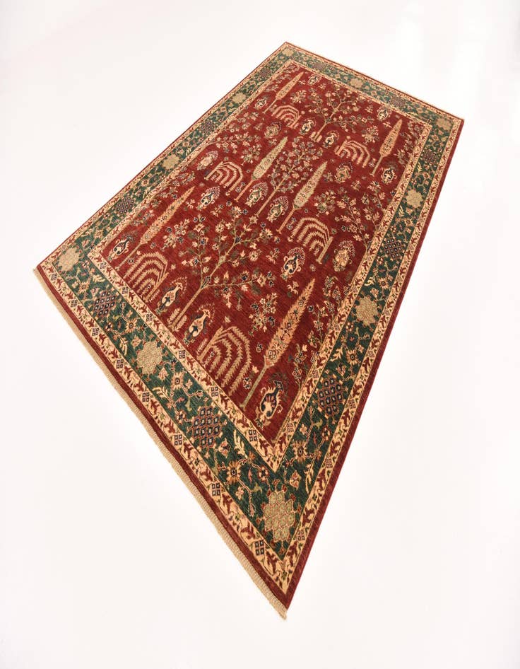 Detail image of 6' 7 x 9' 10  Hand Knotted Ariana Ziegler Rug