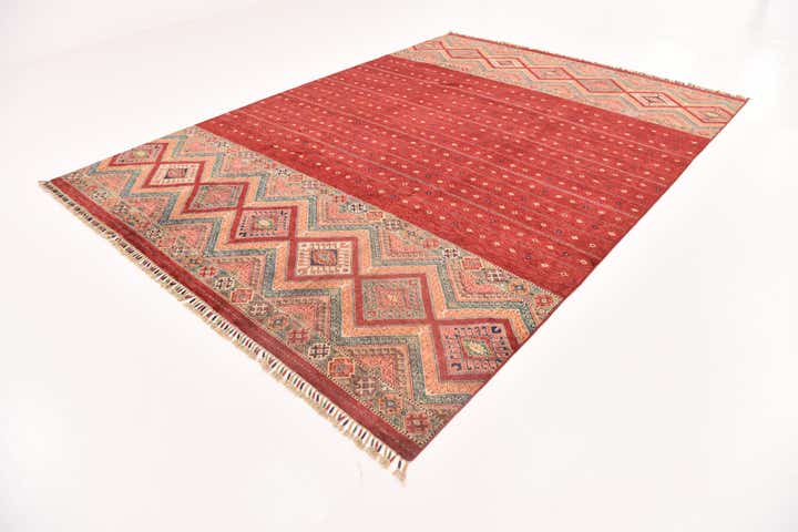 8' 1 x 11' 4 Hand Knotted Ariana Ziegler Rug