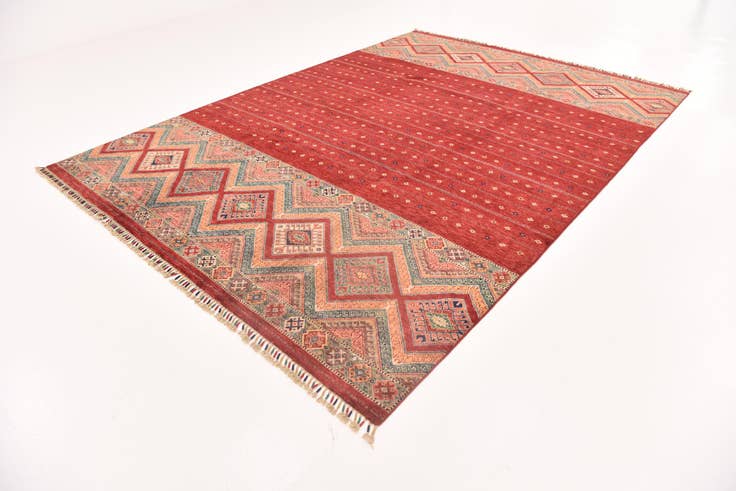 Detail image of 8' 1 x 11' 4 Hand Knotted Ariana Ziegler Rug