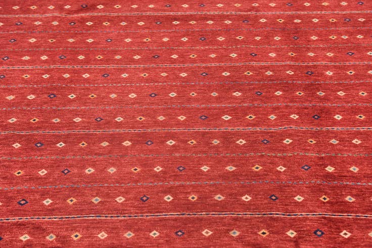 Detail image of 8' 1 x 11' 4 Hand Knotted Ariana Ziegler Rug