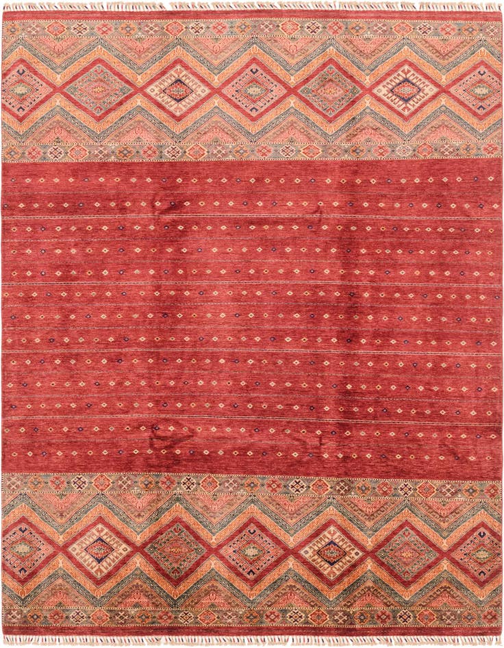 Detail image of 8' 1 x 11' 4 Hand Knotted Ariana Ziegler Rug