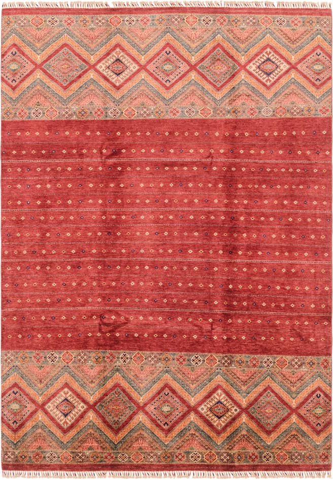 Detail image of 8' 1 x 11' 4 Hand Knotted Ariana Ziegler Rug