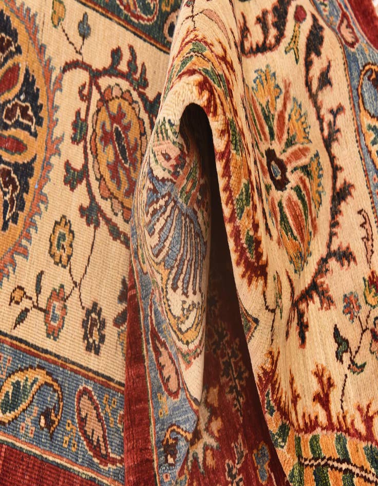 Detail image of 6' 11 x 9' 5  Hand Knotted Ariana Ziegler Rug