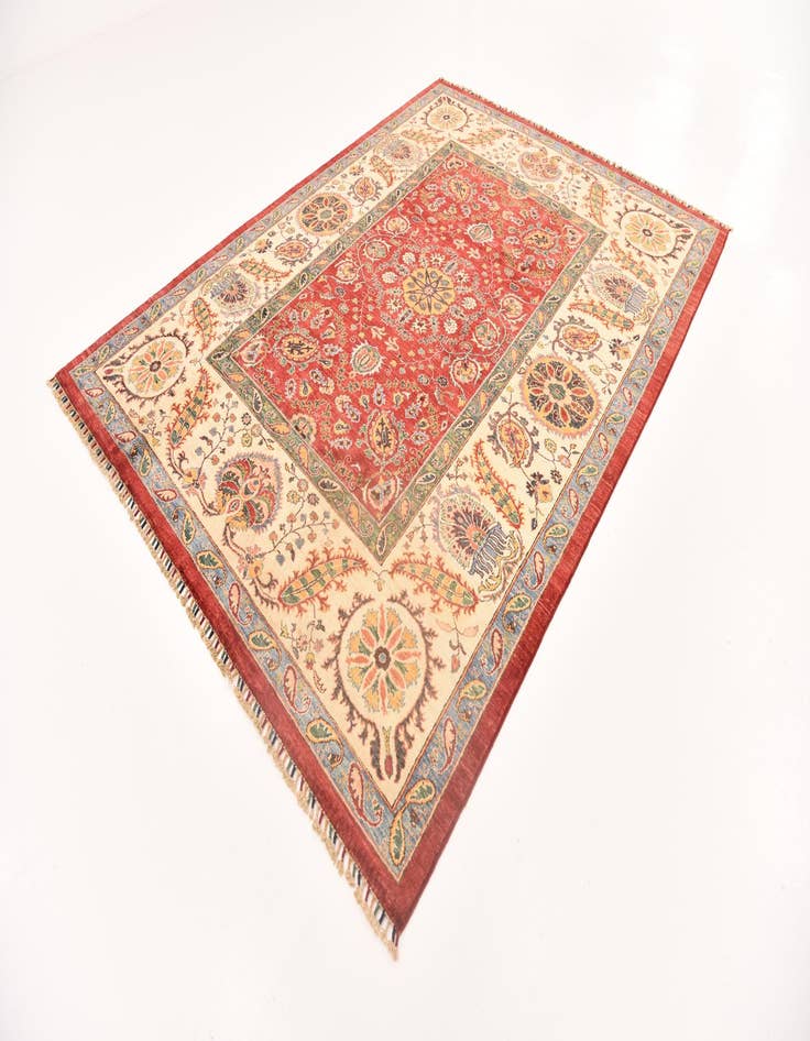 Detail image of 6' 11 x 9' 5  Hand Knotted Ariana Ziegler Rug