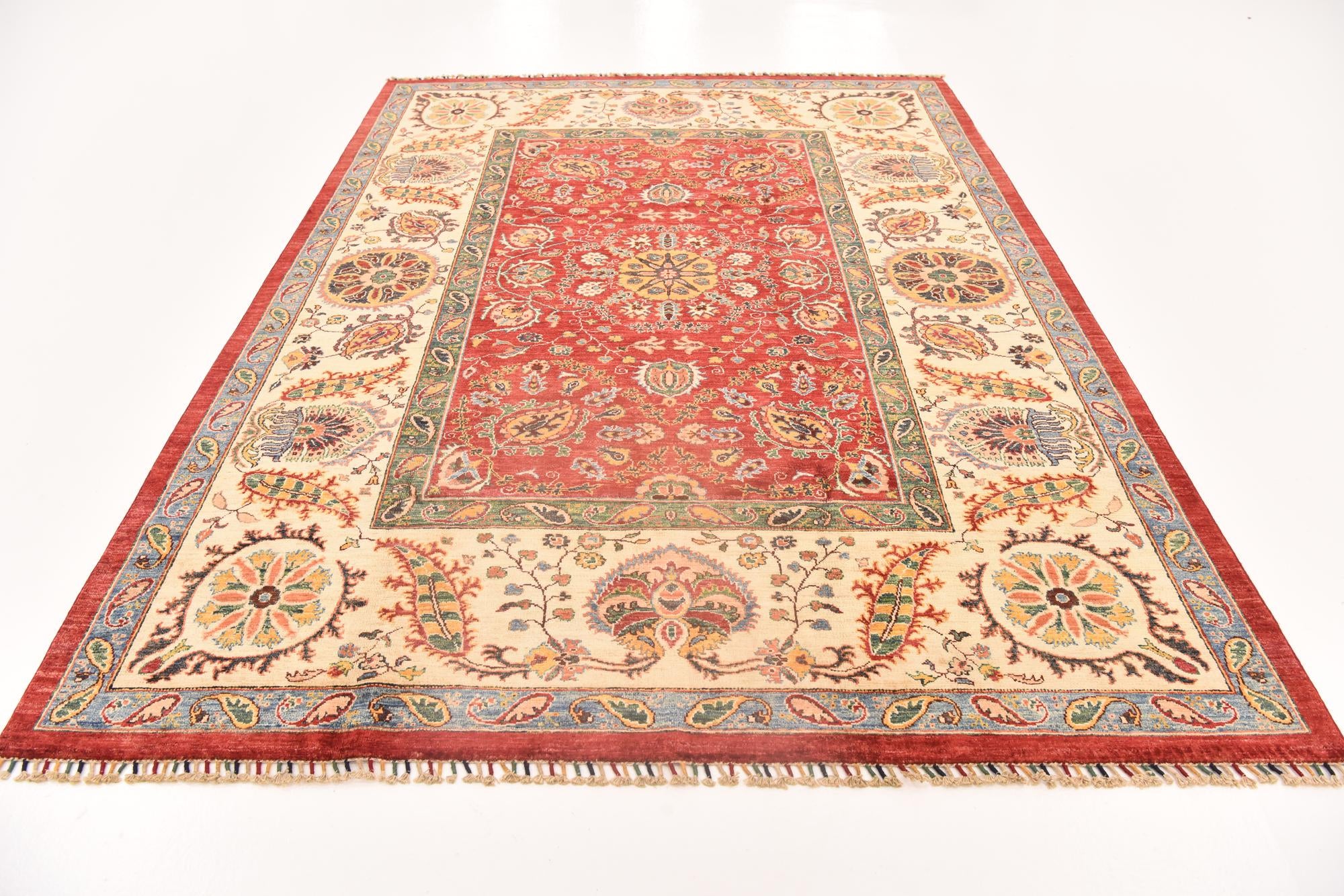 6' 11 x 9' 5 Hand Knotted Ariana Ziegler Rug