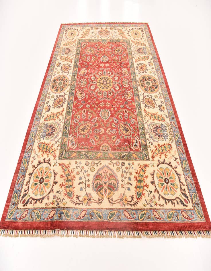 Detail image of 6' 11 x 9' 5  Hand Knotted Ariana Ziegler Rug