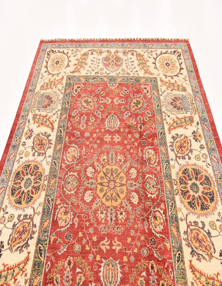 Detail image of 6' 11 x 9' 5  Hand Knotted Ariana Ziegler Rug