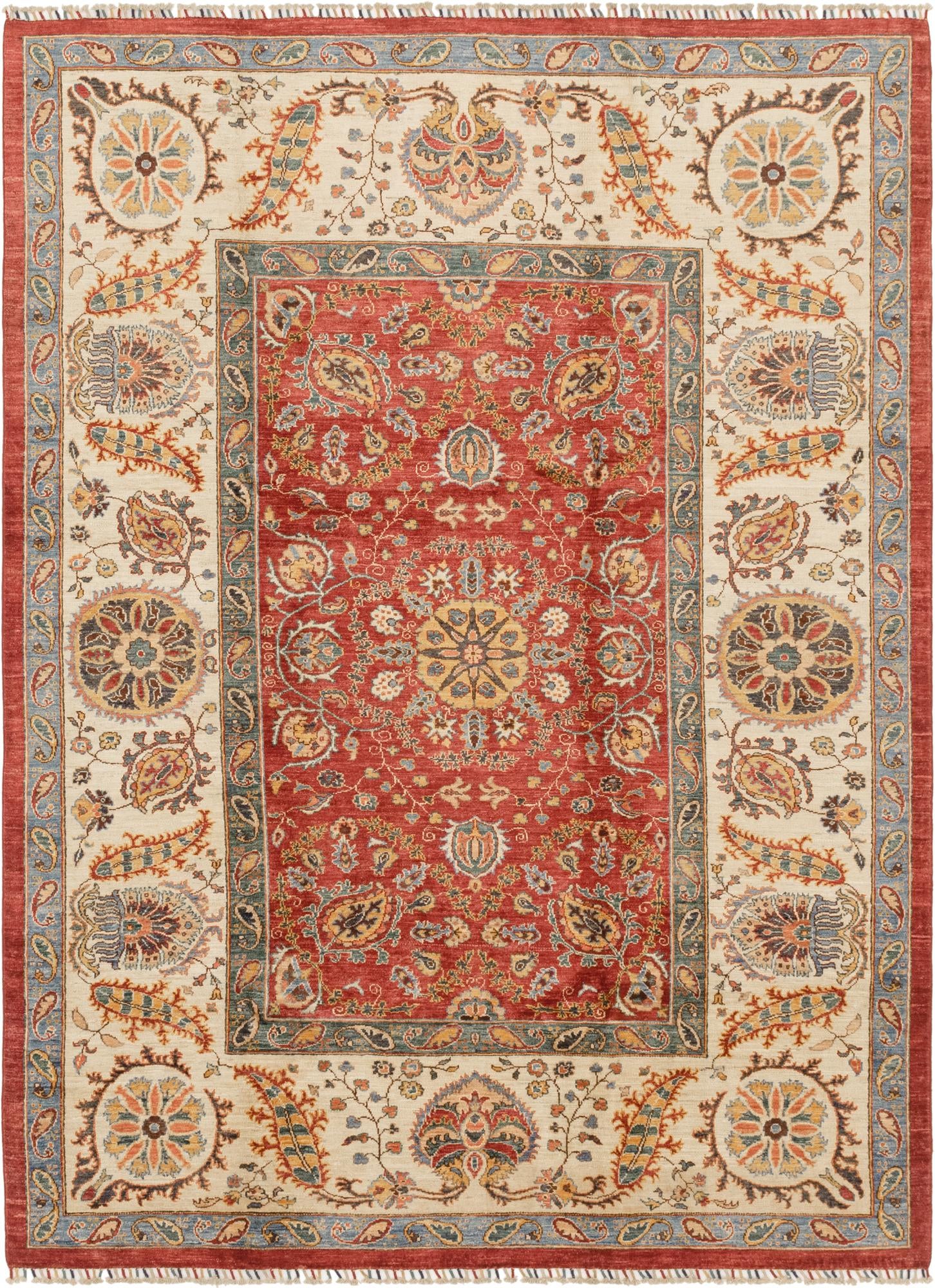 6' 11 x 9' 5 Hand Knotted Ariana Ziegler Rug