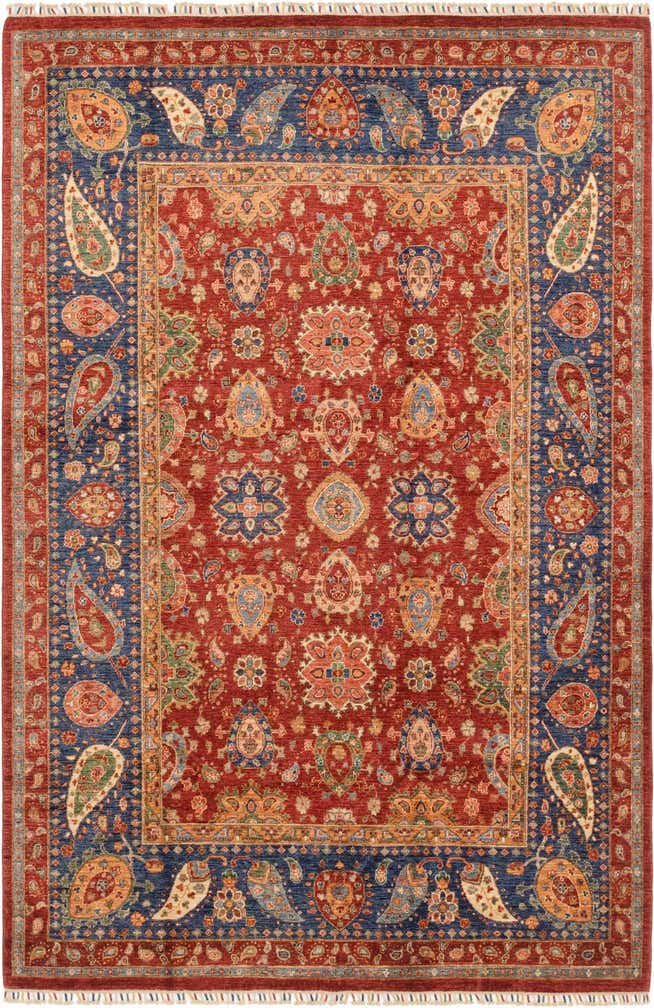 6' 9 x 10' 1 Hand Knotted Ariana Ziegler Rug