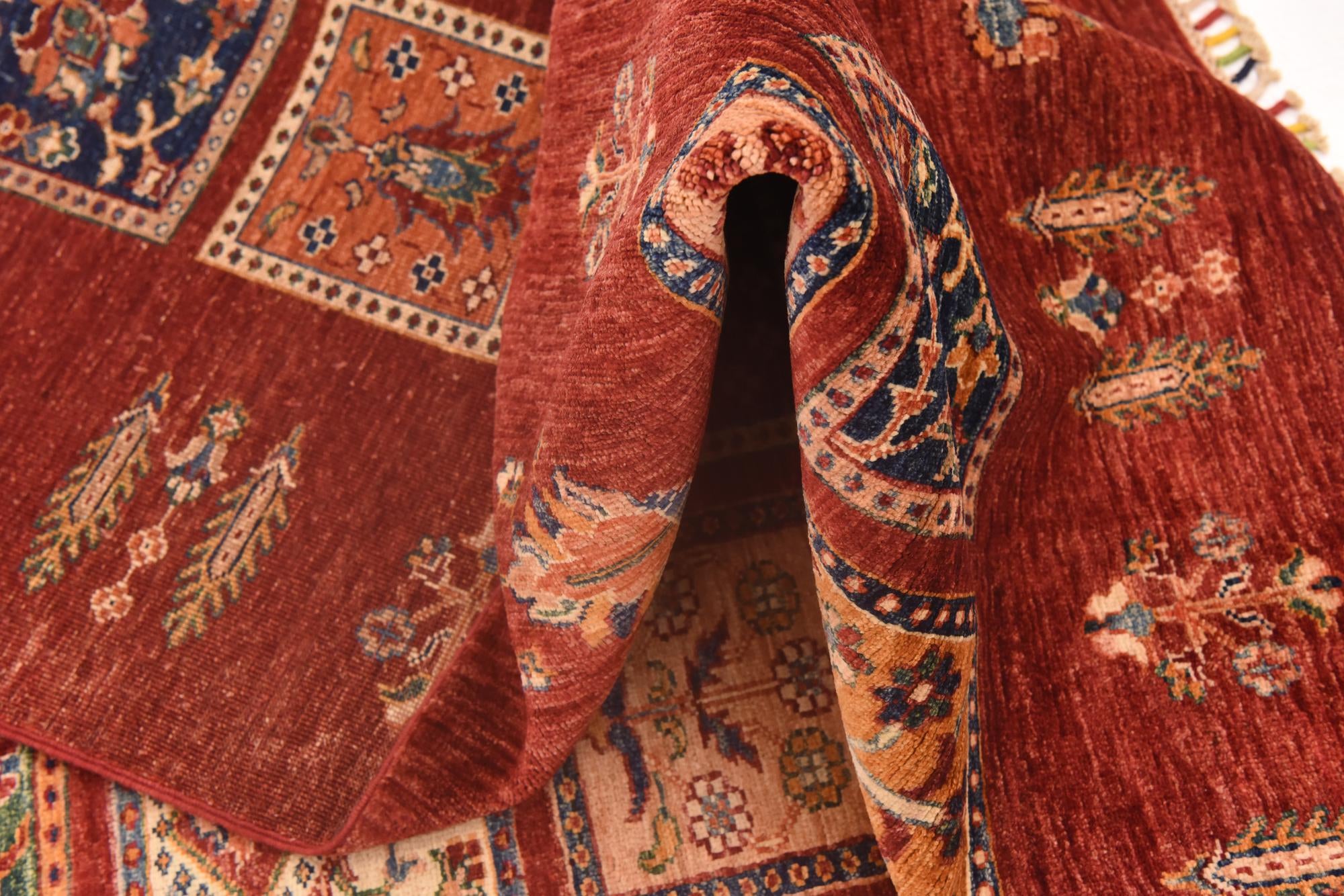7' x 9' 4 Hand Knotted Ariana Ziegler Rug