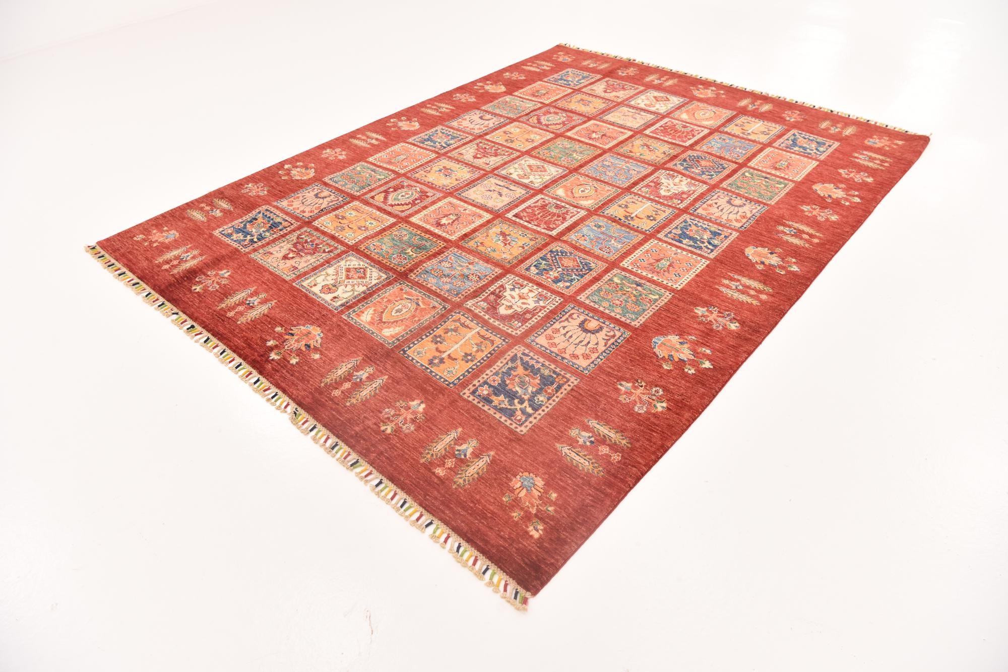 7' x 9' 4 Hand Knotted Ariana Ziegler Rug