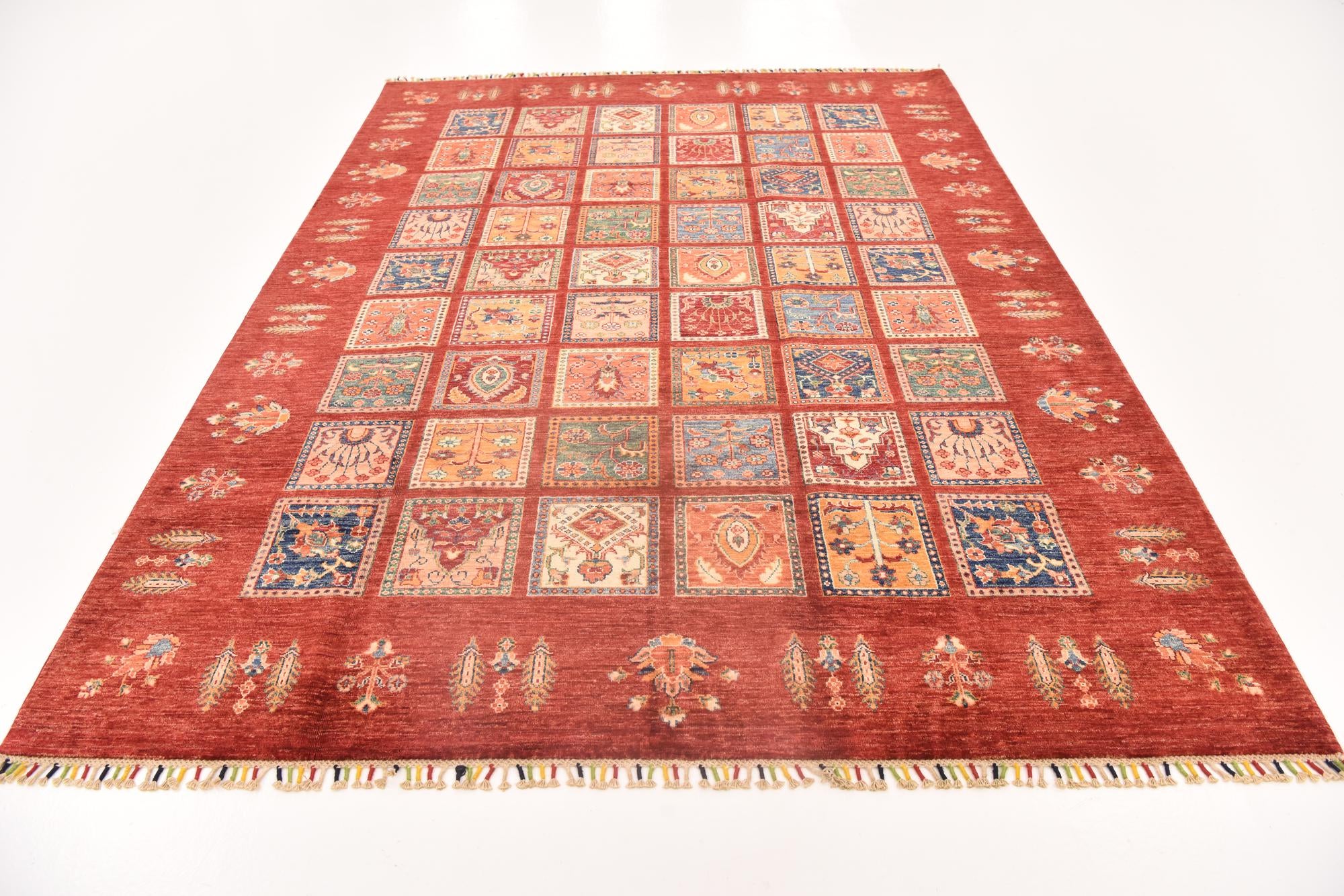7' x 9' 4 Hand Knotted Ariana Ziegler Rug