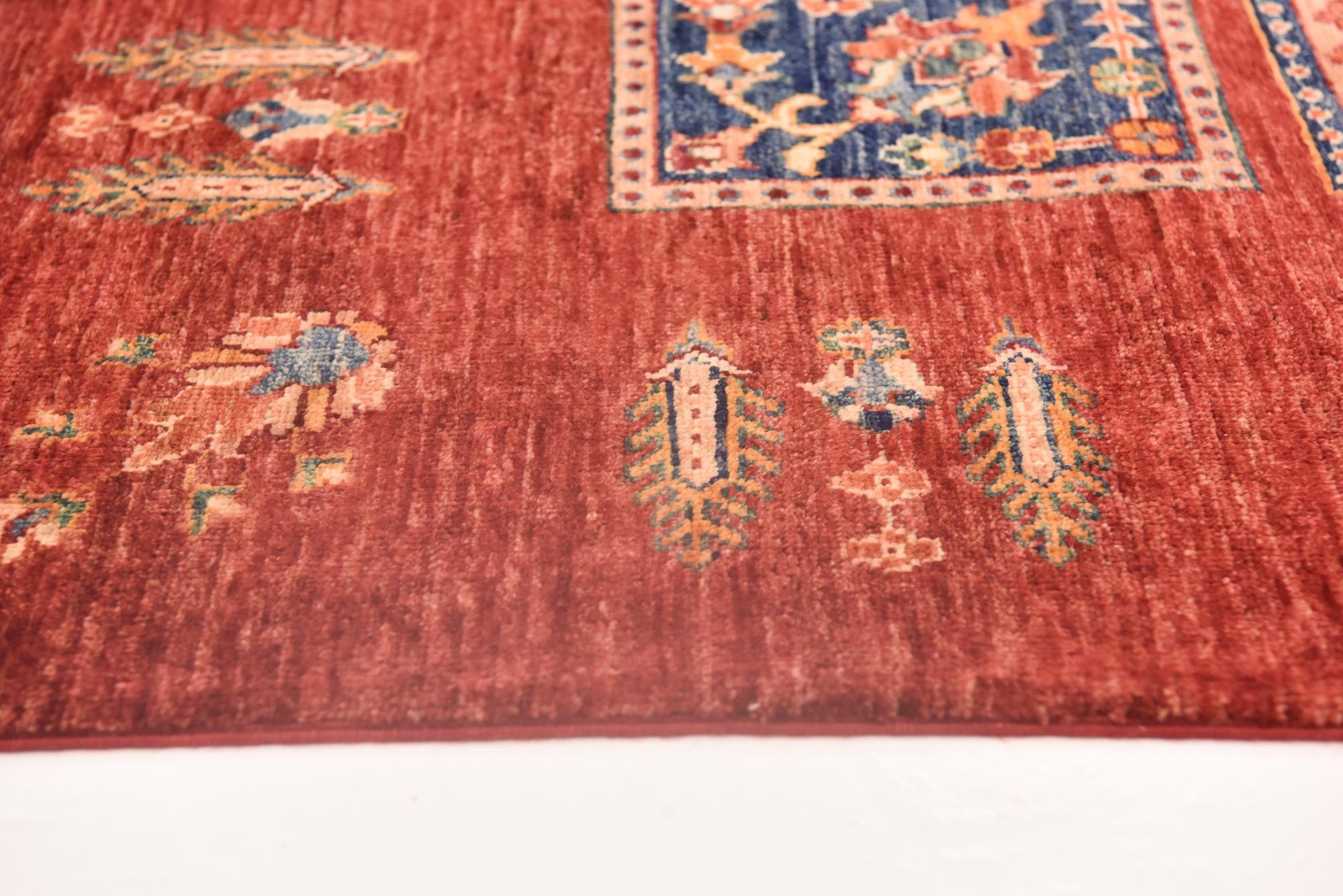 7' x 9' 4 Hand Knotted Ariana Ziegler Rug
