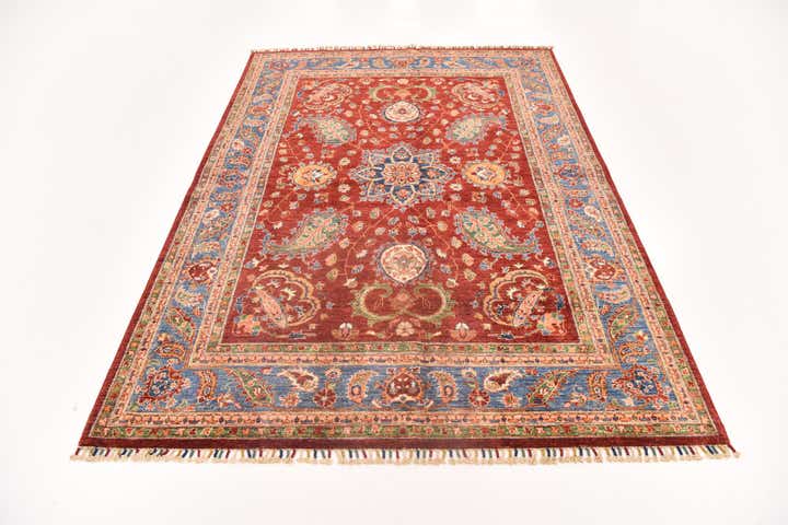 5' 7 x 7' 10 Hand Knotted Ariana Ziegler Rug