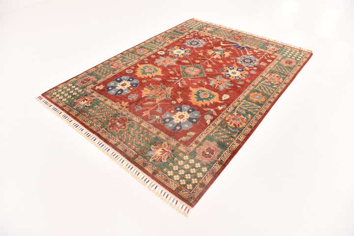 5' 9 x 7' 8 Hand Knotted Ariana Ziegler Rug