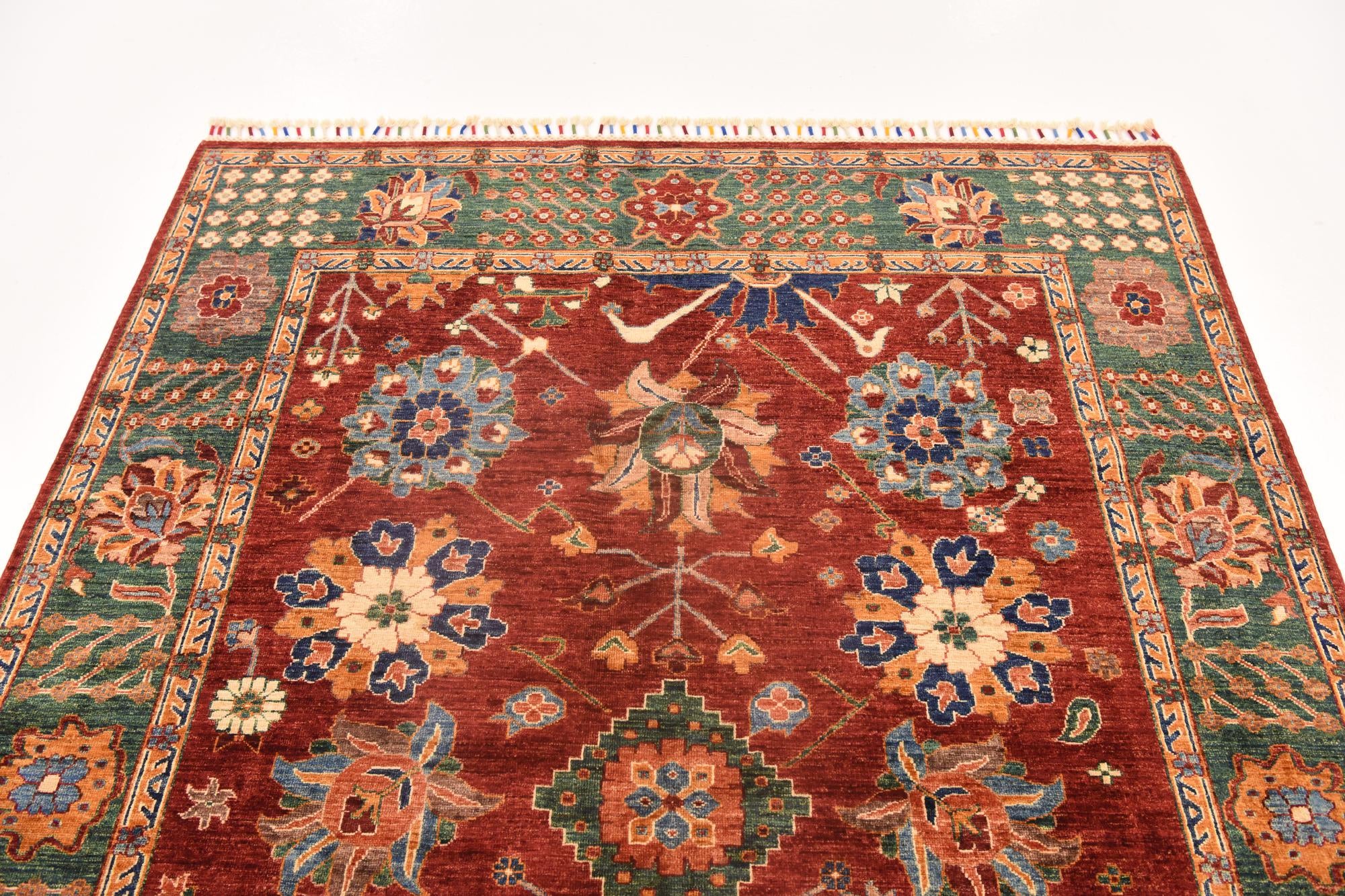 5' 9 x 7' 8 Hand Knotted Ariana Ziegler Rug