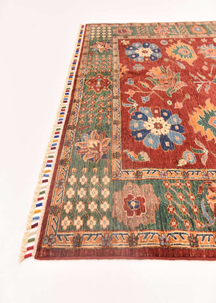 5' 9 x 7' 8 Hand Knotted Ariana Ziegler Rug