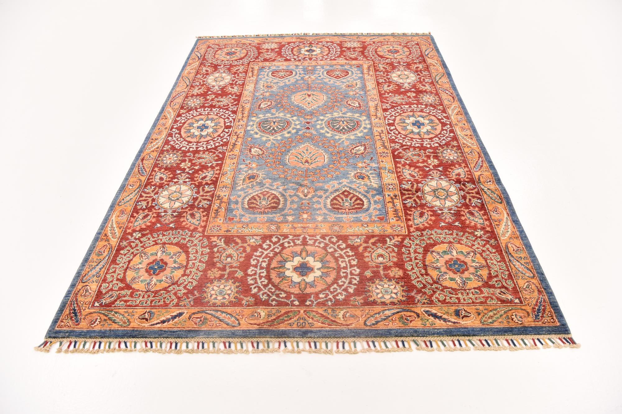 5' 7 x 8' 1 Hand Knotted Ariana Ziegler Rug