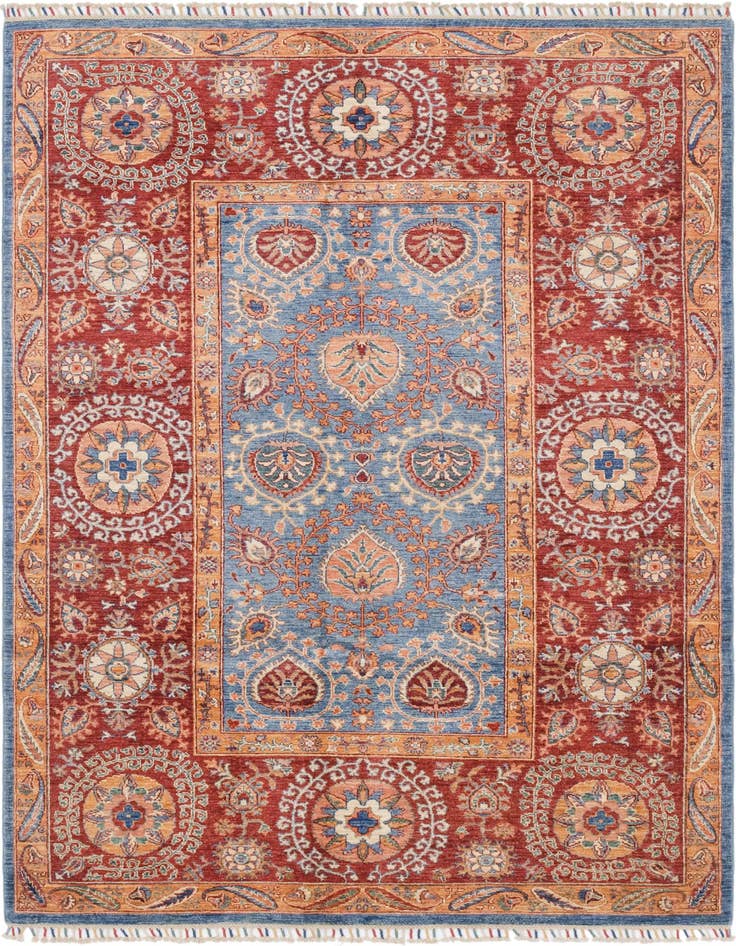 Detail image of 5' 7 x 8' 1 Hand Knotted Ariana Ziegler Rug