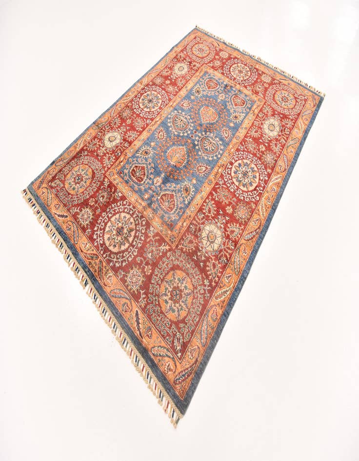 Detail image of 5' 8 x 7' 11  Hand Knotted Ariana Ziegler Rug