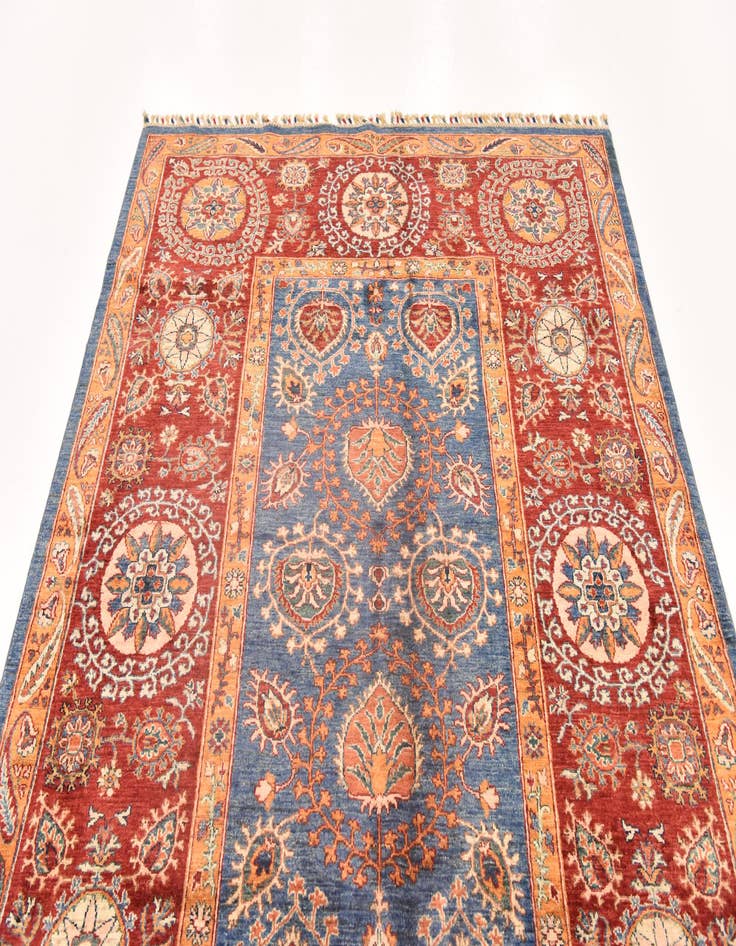 Detail image of 5' 8 x 7' 11  Hand Knotted Ariana Ziegler Rug