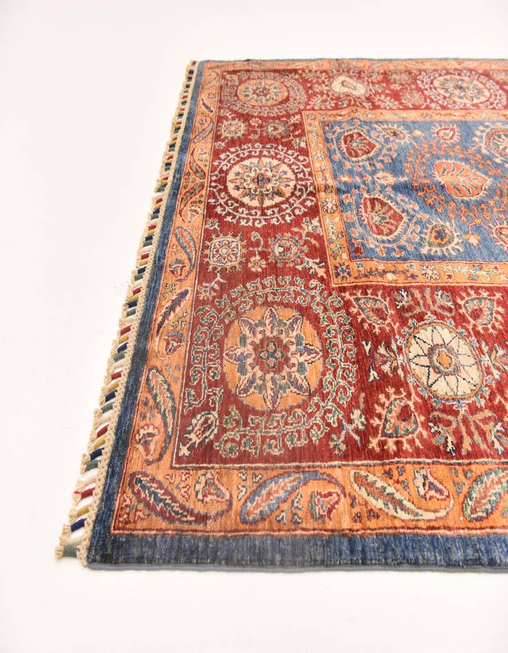Detail image of 5' 8 x 7' 11 Hand Knotted Ariana Ziegler Rug