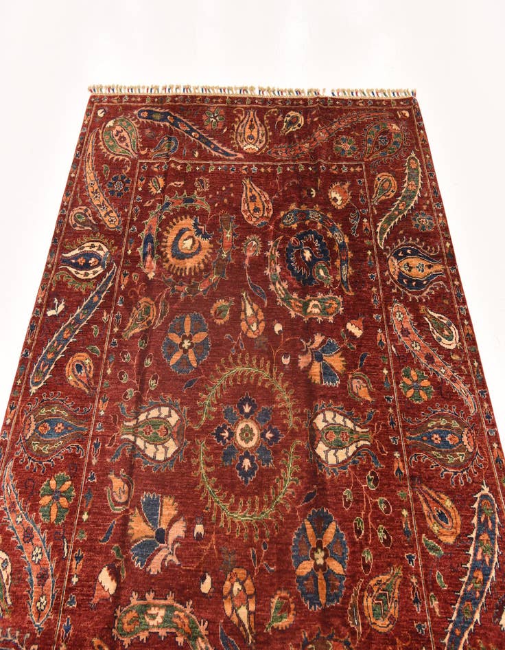 Detail image of 5' 7 x 7' 10  Hand Knotted Ariana Ziegler Rug