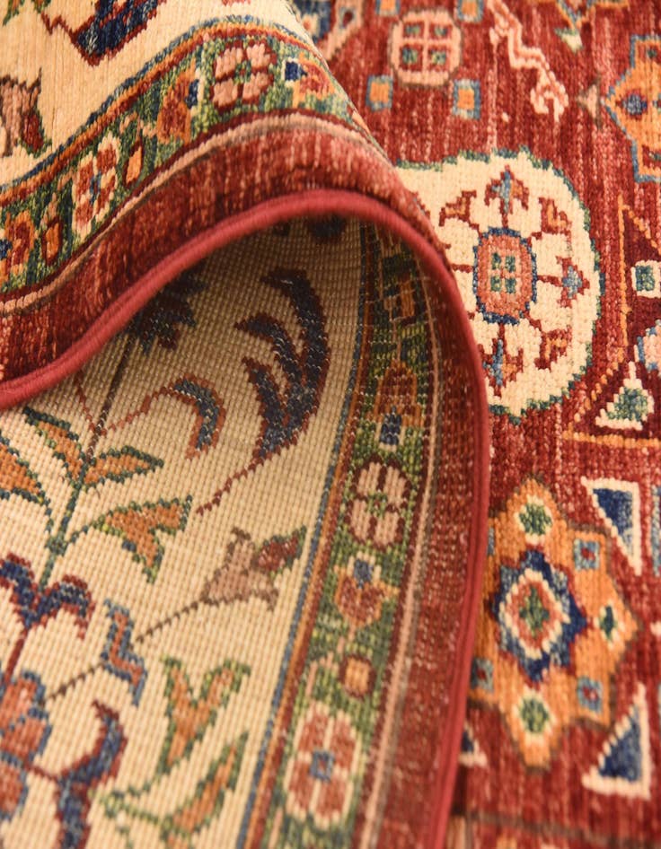 Detail image of 5' 11 x 8' 6  Hand Knotted Ariana Ziegler Rug