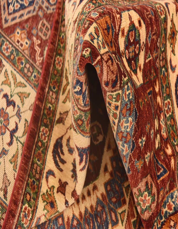 Detail image of 5' 11 x 8' 6  Hand Knotted Ariana Ziegler Rug