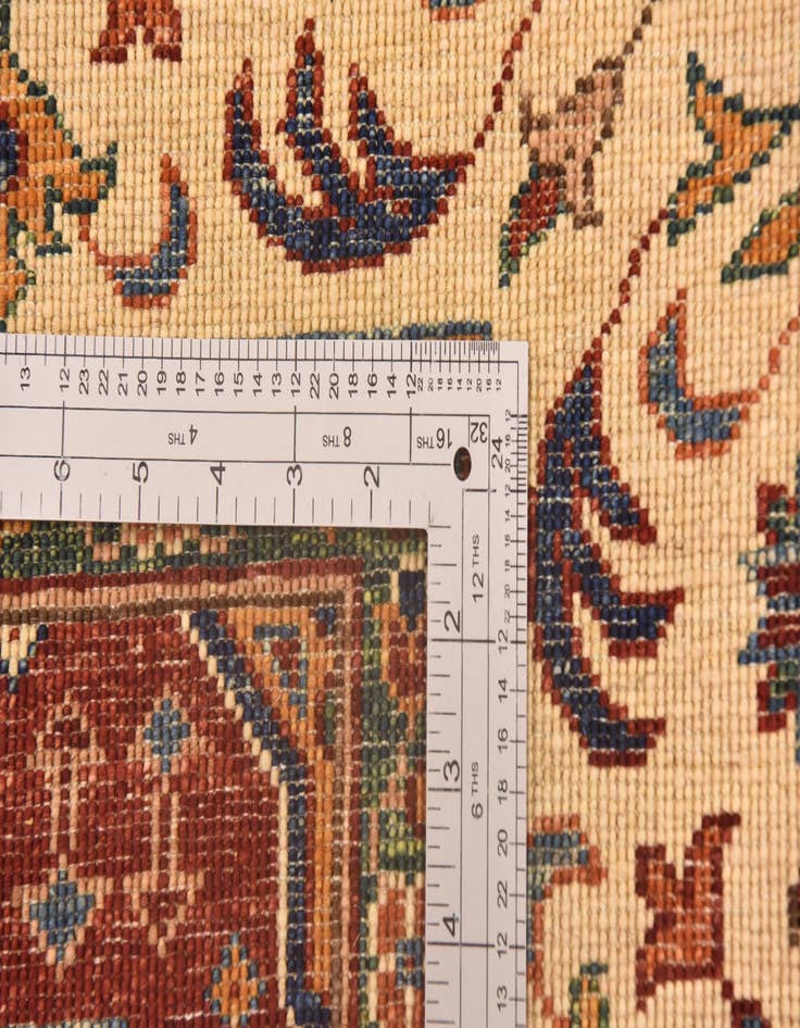 Detail image of 5' 11 x 8' 6  Hand Knotted Ariana Ziegler Rug