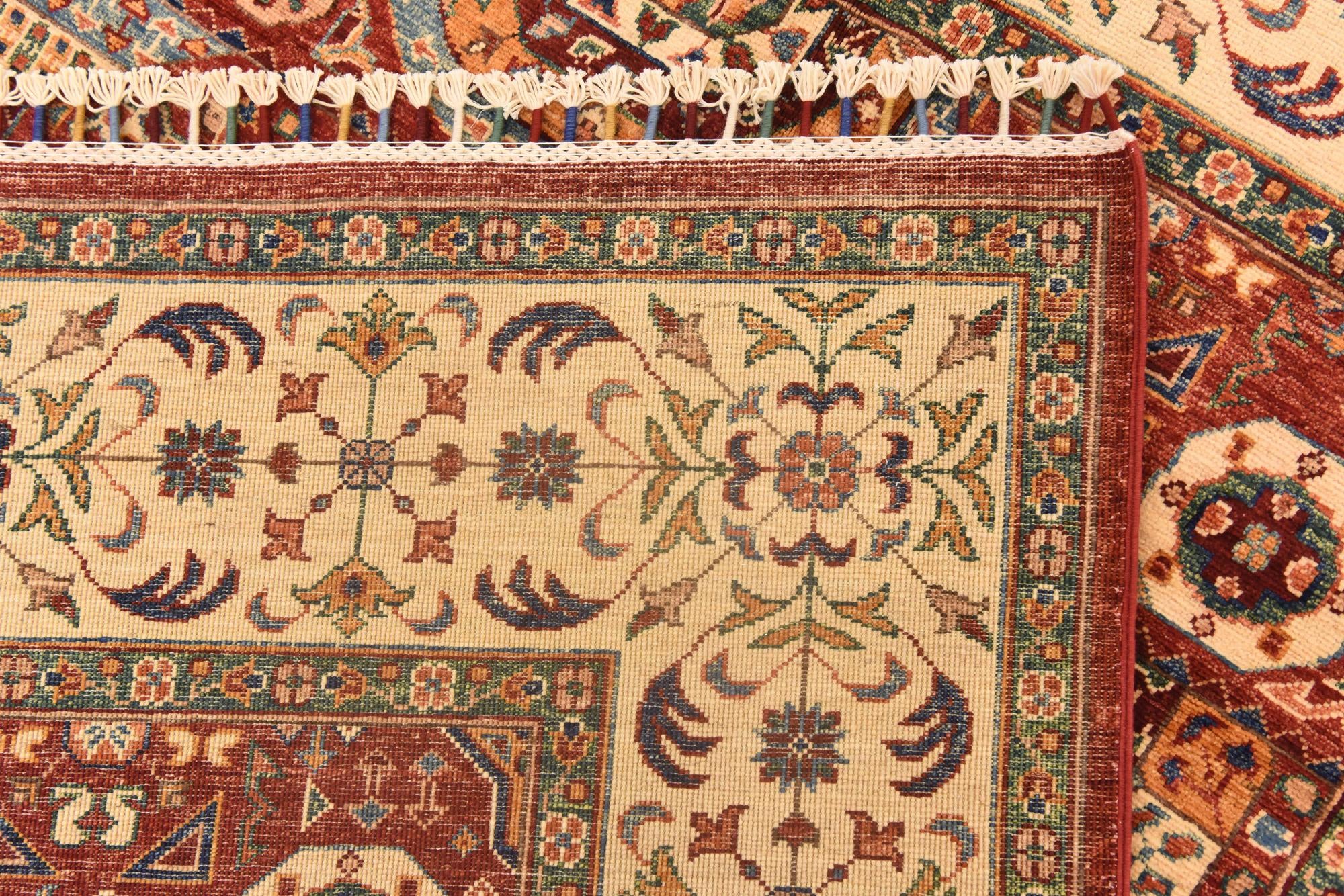 5' 11 x 8' 6 Hand Knotted Ariana Ziegler Rug