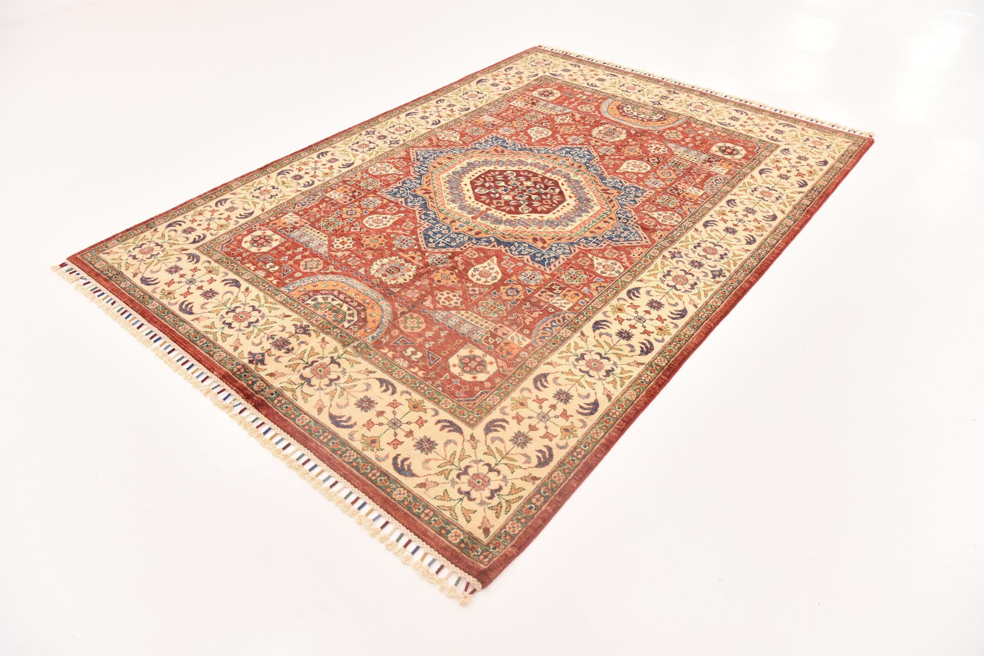 5' 11 x 8' 6 Hand Knotted Ariana Ziegler Rug