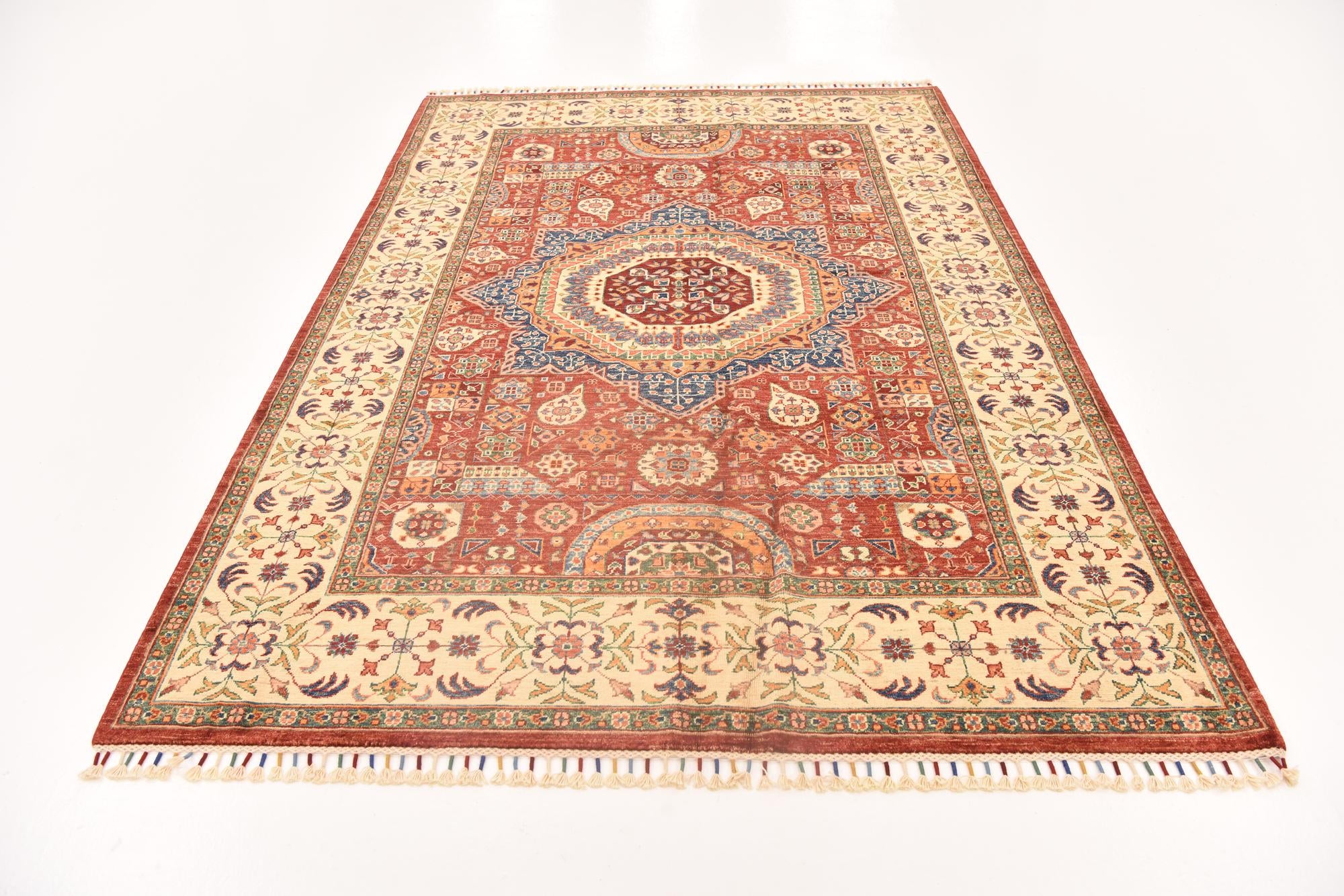 5' 11 x 8' 6 Hand Knotted Ariana Ziegler Rug