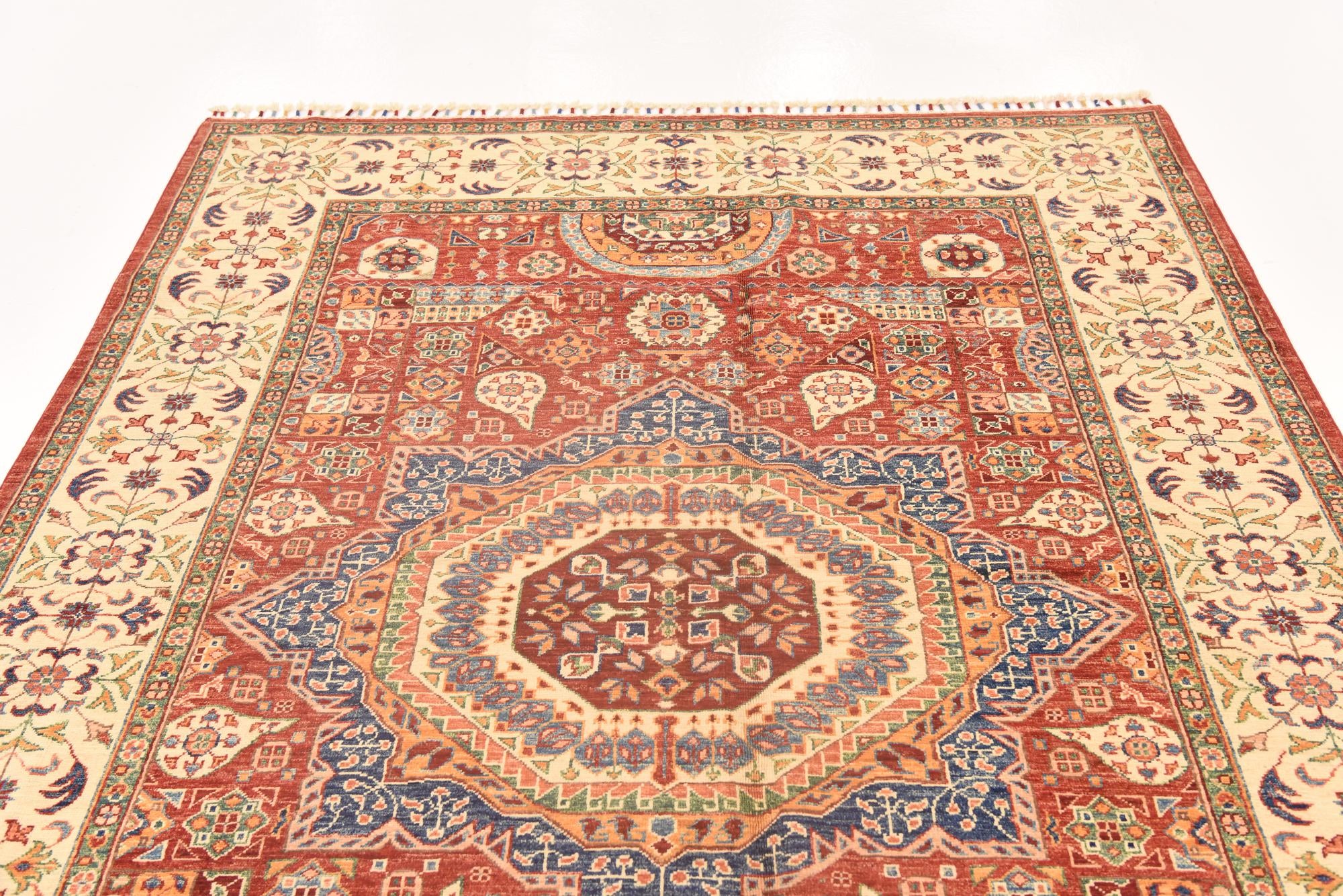 5' 11 x 8' 6 Hand Knotted Ariana Ziegler Rug