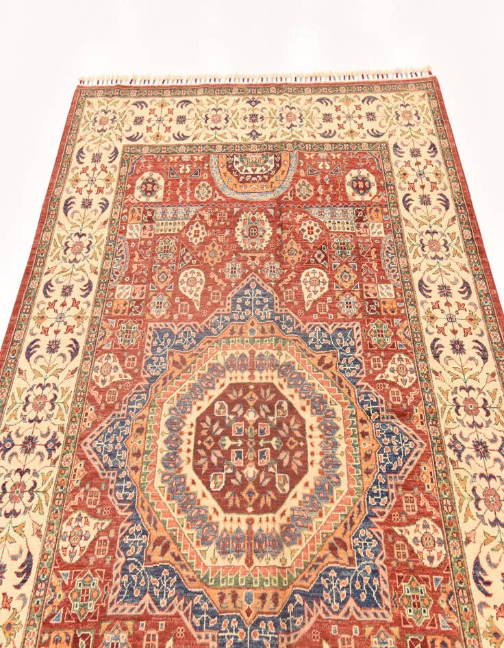 Detail image of 5' 11 x 8' 6  Hand Knotted Ariana Ziegler Rug