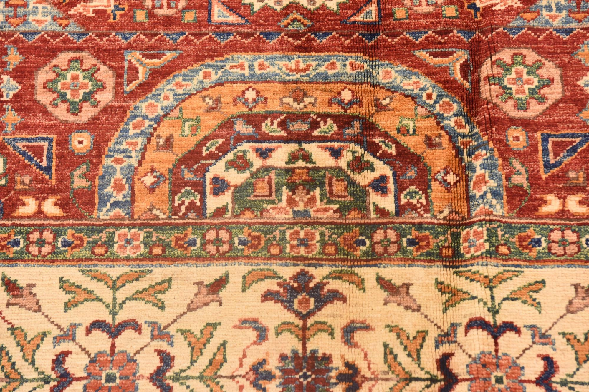 5' 11 x 8' 6 Hand Knotted Ariana Ziegler Rug