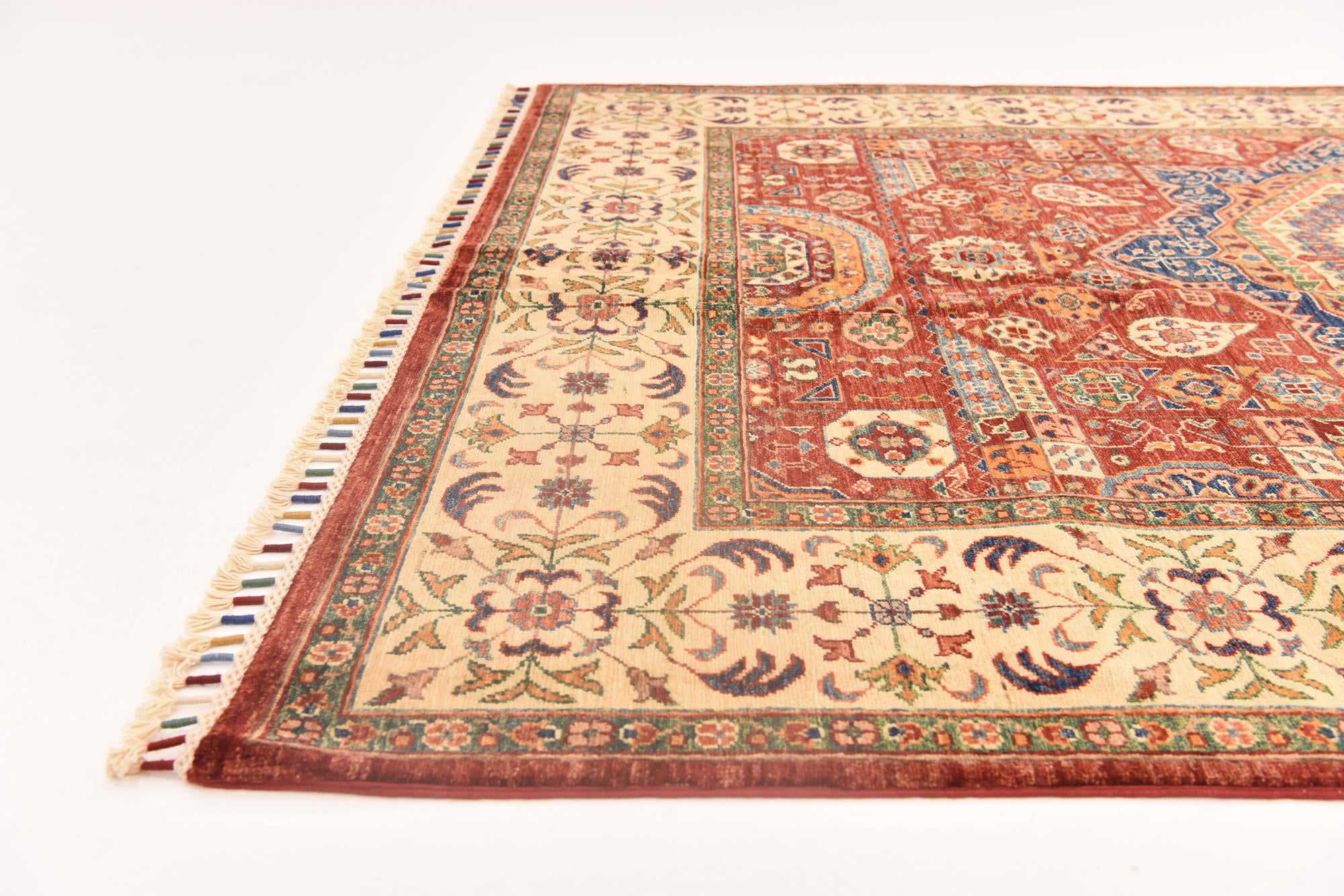 5' 11 x 8' 6 Hand Knotted Ariana Ziegler Rug