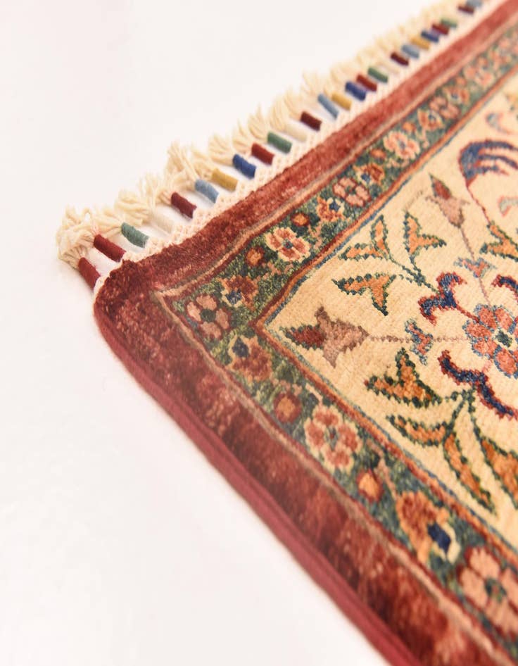 Detail image of 5' 11 x 8' 6  Hand Knotted Ariana Ziegler Rug