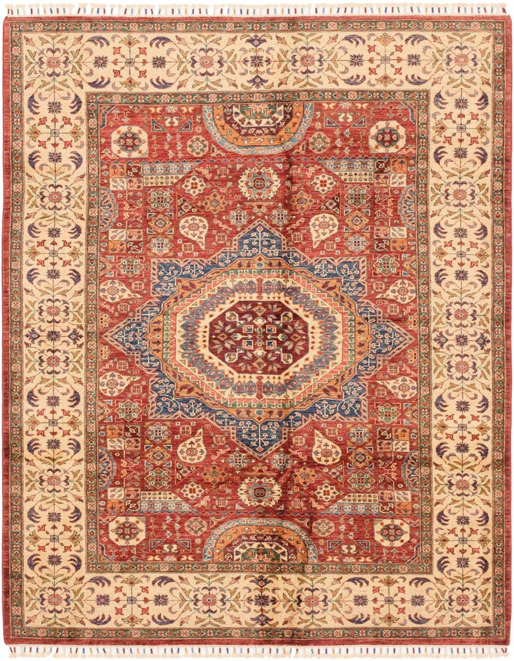Detail image of 5' 11 x 8' 6 Hand Knotted Ariana Ziegler Rug