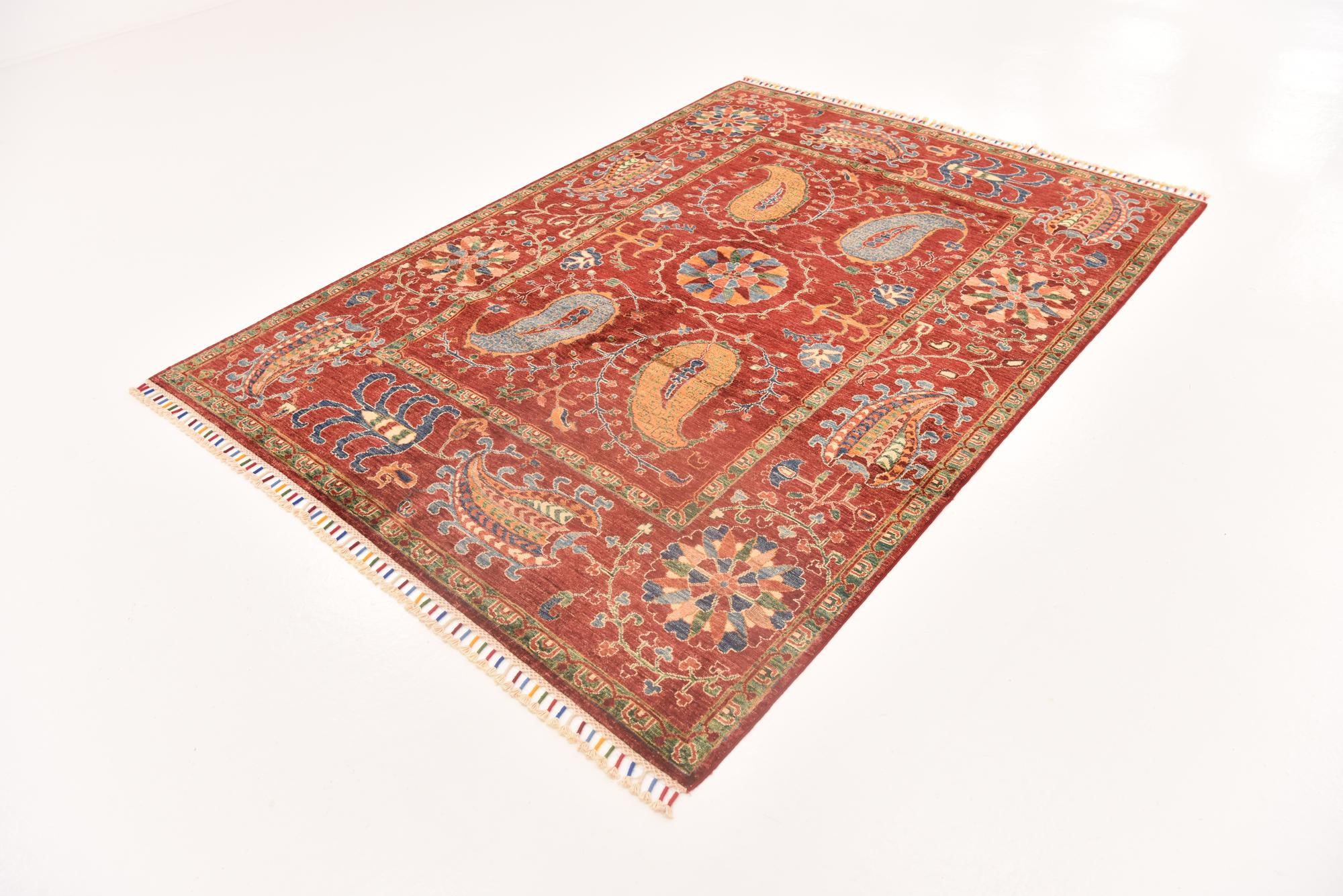 5' 6 x 7' 10 Hand Knotted Ariana Ziegler Rug