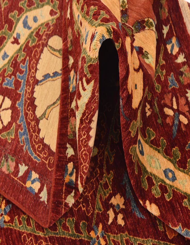 Detail image of 6' 10 x 9' 10  Hand Knotted Ariana Ziegler Oriental Rug