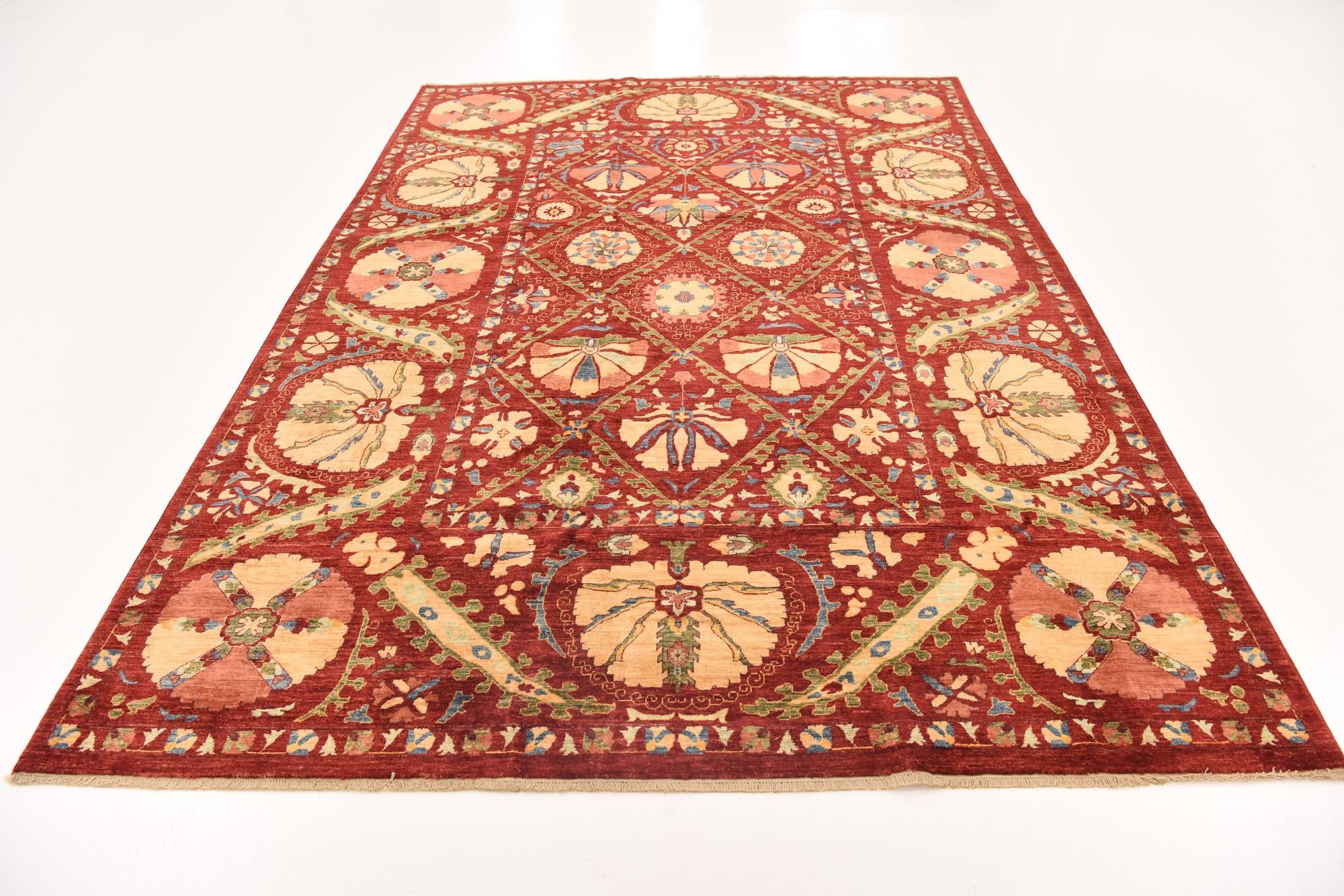 6' 10 x 9' 10 Hand Knotted Ariana Ziegler Oriental Rug