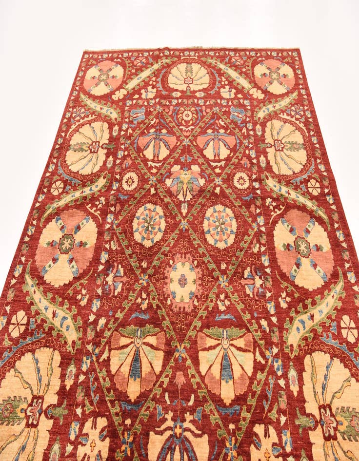 Detail image of 6' 10 x 9' 10  Hand Knotted Ariana Ziegler Oriental Rug