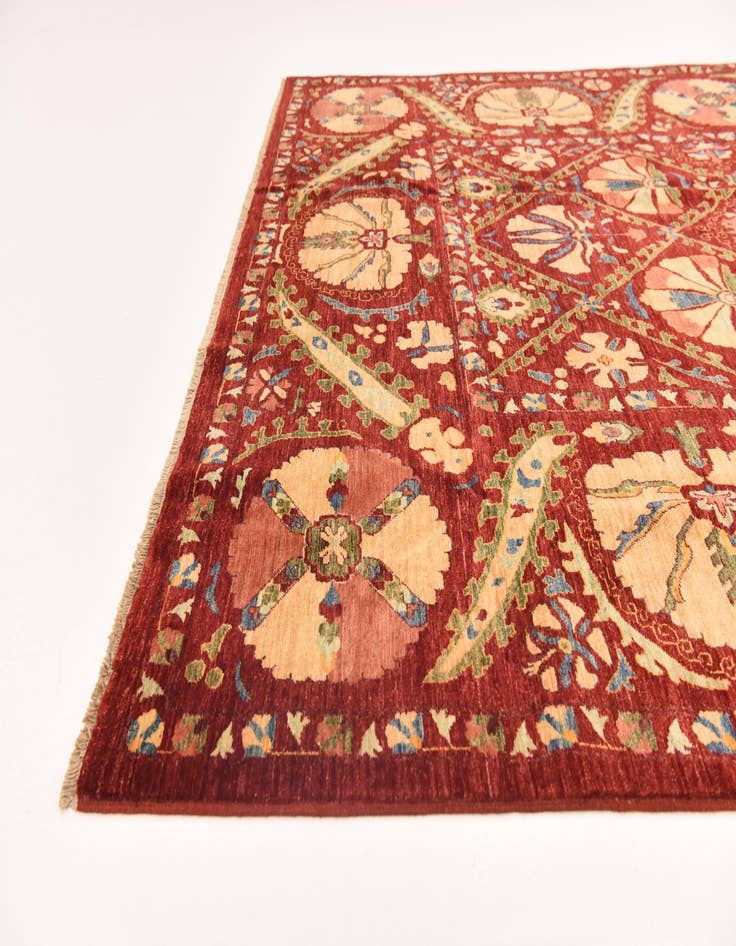 Detail image of 6' 10 x 9' 10  Hand Knotted Ariana Ziegler Oriental Rug