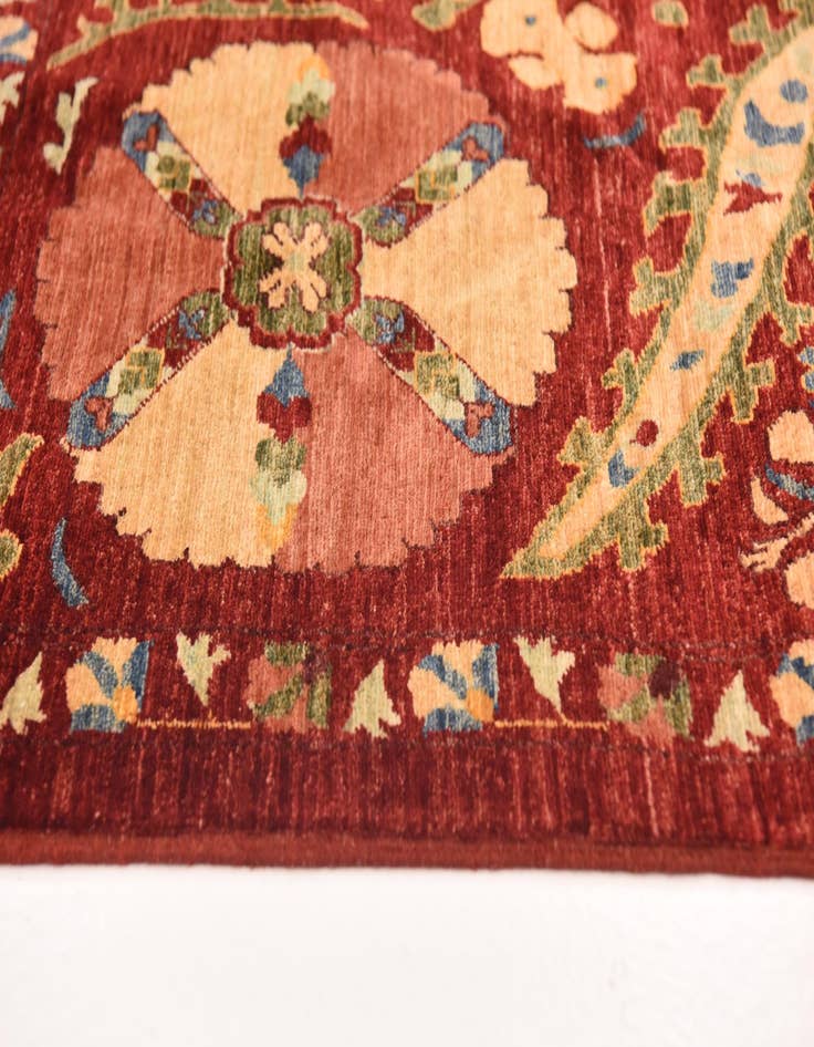 Detail image of 6' 10 x 9' 10  Hand Knotted Ariana Ziegler Oriental Rug