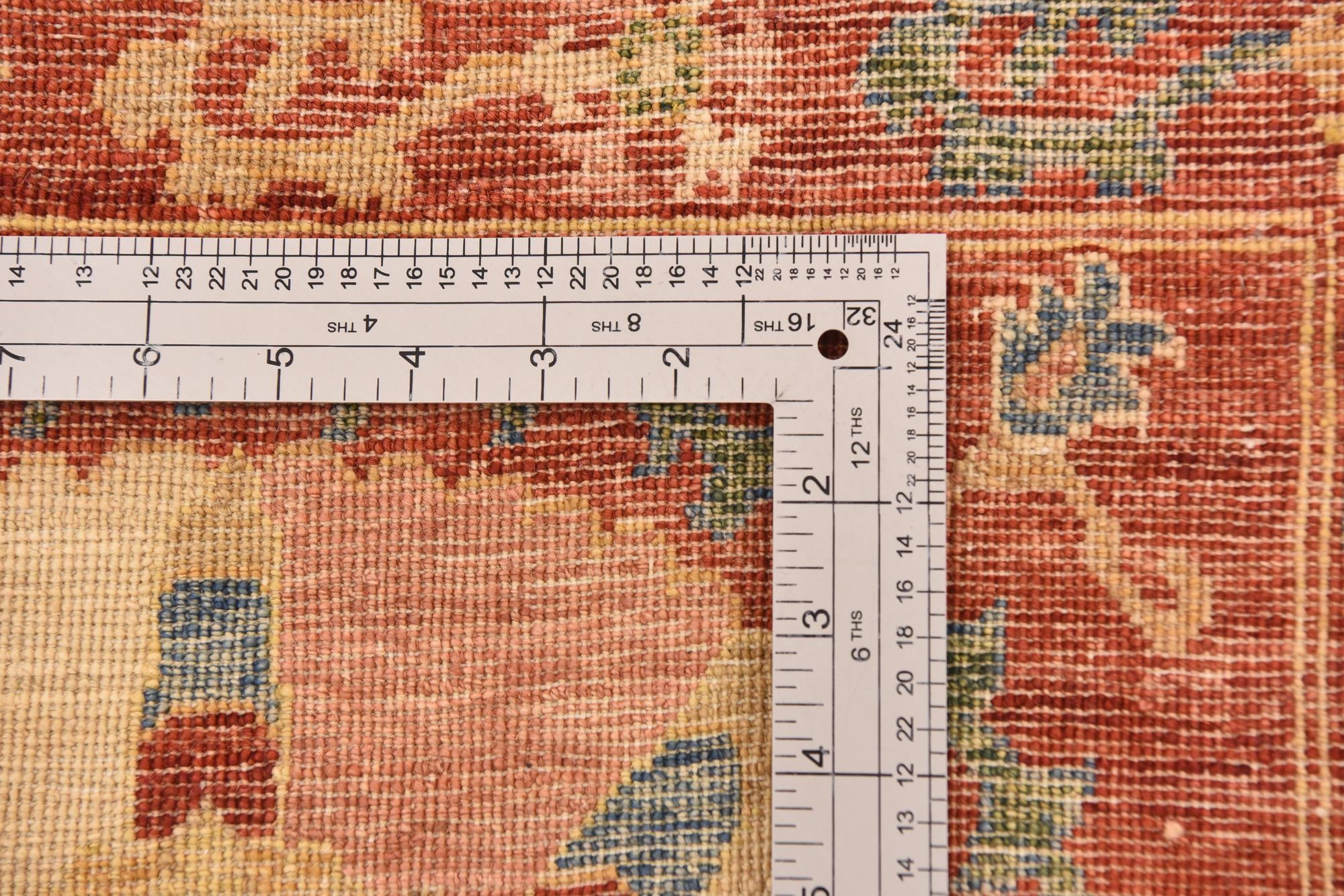 5' 9 x 8' 2 Hand Knotted Ariana Ziegler Oriental Rug