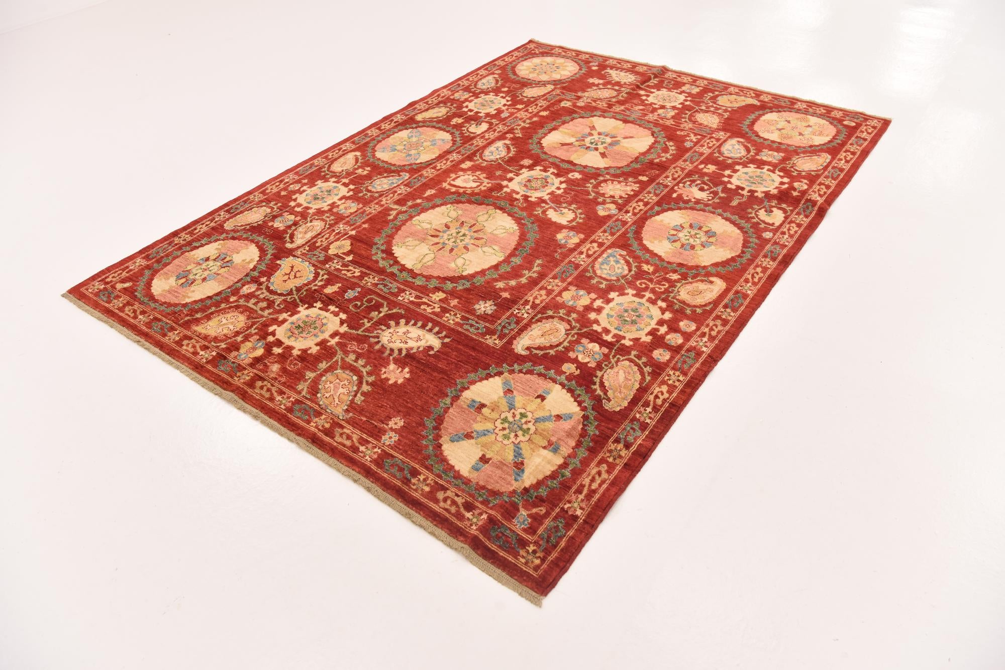 5' 9 x 8' 2 Hand Knotted Ariana Ziegler Oriental Rug