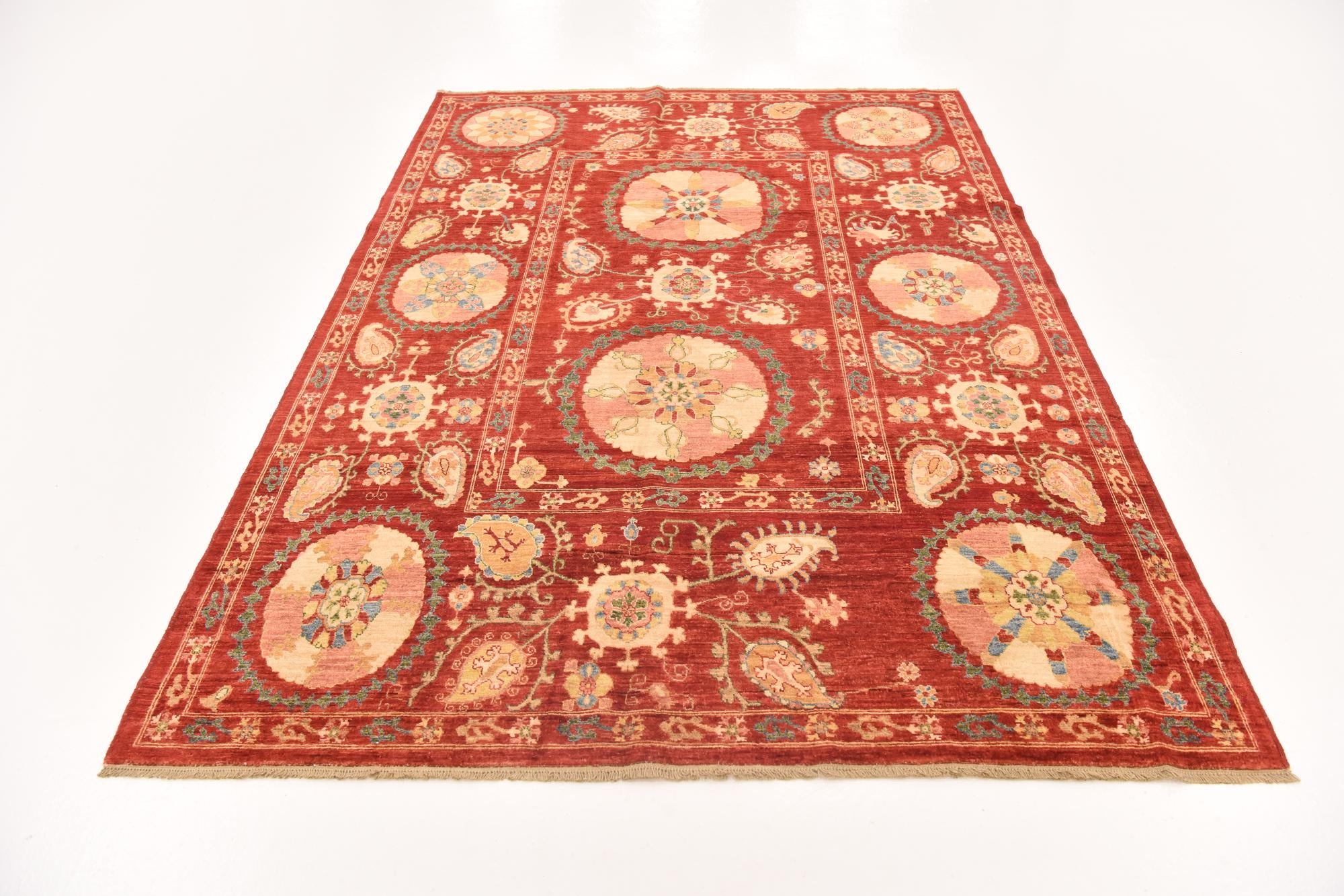 5' 9 x 8' 2 Hand Knotted Ariana Ziegler Oriental Rug