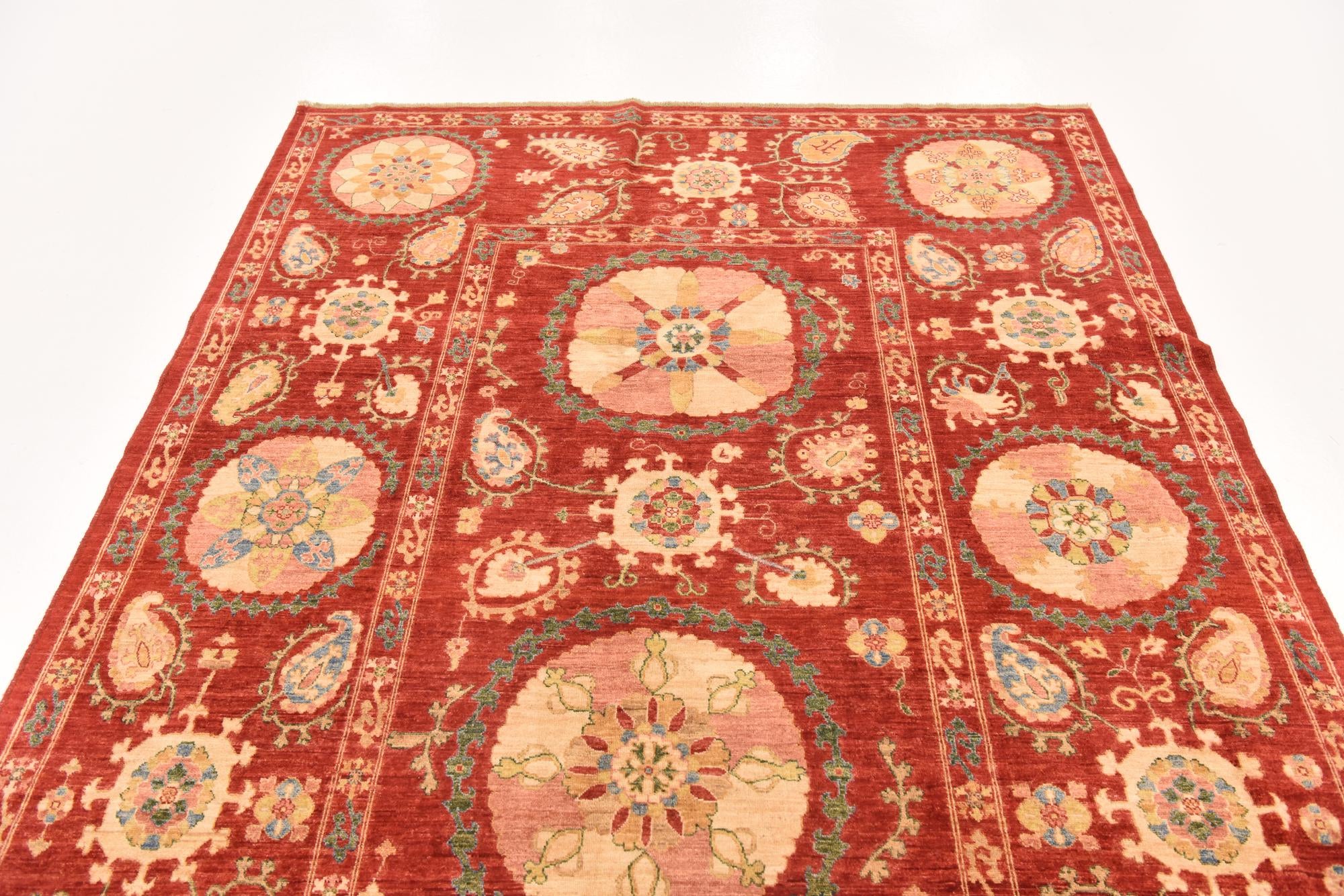 5' 9 x 8' 2 Hand Knotted Ariana Ziegler Oriental Rug